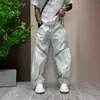 Pantalones Casuales Retro para Hombre 2026 con Diseño de Cintura Tridimensional, Pantalones con Cordón, Pantalones Deportivos de Exterior de Moda Estilo Coreano para Verano