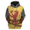 Navidad Figuras históricas europeas y americanas alrededor de uniforme Sudadera con capucha 3D impresa Cosplay suéter alrededor hombres