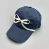 Comercio Exterior Estilo K Gorra de Béisbol Ajustable con Lazo Estéreo 3D para Mujer Gorra con Visera de Cinta Gorra de Algodón