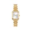 2025 comércio exterior nova pulseira de aço relógio feminino estudantes moda simples quadrado quartzo relógio de pulso strass pulseira relógio