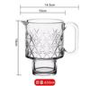 Taza de té de frutas apilable para celebridades de Internet, taza de té con leche, taza de vidrio para bebidas calientes, taza de jugo, taza para catering