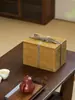 Caja de Regalo para Juego de Té Estilo Japonés, Caja de Embalaje para Tetera de Arcilla Púrpura, Caja para Tazas de Té, Caja de Madera de Paulownia, Jarrón de Porcelana, Caja de Porcelana Vacía, Personalizable