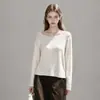 Suéter de malha aberta com gola redonda e mangas compridas estilo coreano para mulheres, nova coleção de outono, criando um visual descontraído e estiloso, peça básica 25711