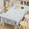 Mantel para Jardín de Infantes Impermeable y a Prueba de Aceite Sin Lavar Cubierta para Mesa de Comedor Mesa de Café Tapete para Escritorio de Oficina Estudiante Mantel Rectangular