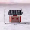 Parejas de Año Nuevo en miniatura, puesto de nueces, adornos realistas en miniatura, decoraciones de Año Nuevo para casa de muñecas, accesorios decorativos DIY