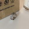 Anillo de Hombre de Jengibre Tendencia en Tiktok para Mujer, Diseño de Moda y Único, Anillo Abierto Ajustable para el Uso Diario, Anillo Apilable para el Dedo Índice