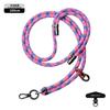 Nuevo Cordón para Teléfono Móvil Largo 8MM Montañismo Cuello Cruzado Ajustable Exterior de Alta Gama Negro Escalada de Pico Cuerda Tejida