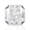 Huagang Gem 9A Ice Flower Cut Square Chanfro Alto Carbono Diamante Octogonal Combinação de Cores Zircão Anel de Pedra Nua