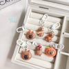 Llavero de Capibara Naranja Amor Lindo Llavero de Capibala Lindo Divertido Regalo para Novia Colgante para Bolso