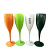 Venta directa de fábrica de Guangdong vaso de vino de plástico PC vaso de vino de plástico transparente PS copa de champán acrílico Cáliz