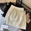 150 Saia de Renda Petite, Cor Sólida, Versátil, Moderna, Nova Tendência de Nicho, Casual, Justa no Quadril, Curta, para Mulheres, Verão
