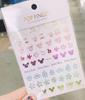 Punto del Fabricante Comercio Electrónico Estampado en Caliente Plateado Multicolor Manicura Dibujo Animado Mickey Mouse Joyería para Uñas Calcomanías para Uñas Mickey