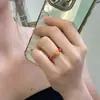 Anel de Cristal Natural com Contas, Estilo Chinês Vintage Jade com Cordão Elástico, Estilo Ajustável, Atacado para Transmissão ao Vivo, Em Estoque em Yiwu
