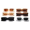 Óculos de sol quadrados pequenos em formato V europeus e americanos transfronteiriços, modernos e de alta qualidade, para fashionistas de street style, óculos de sol com proteção solar, atacado para comércio exterior