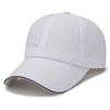 Chapéu de Painel Leve de Verão Cor Sólida Masculino Outdoor Perfurado Boné de Beisebol Casual Simples Feminino Secagem Rápida Chapéu de Sol Tendência