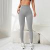 Traje de Fitness Transfronterizo de Manga Larga Ajustado Pantalones Deportivos con Corte Frío Jacquard de Raya Horizontal Sin Costuras Aliexpress Ebay Amazon