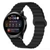 Para iwatch Apple Watch Strap Duas cores monocromático magnético 22mm Silicone Flat Head segunda geração Magnet Watch Strap