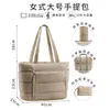 Bolsa feminina em estoque, bolsa com zíper para laptop adequada para o trabalho, bolsa de viagem acolchoada e leve