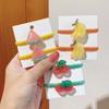 Anillo de Toalla Elástico Alto Lindo de Dibujos Animados Anillos para el Cabello Niñas Niños Correa para el Cabello Accesorios para el Cabello Sombrerería Niñita Bebé