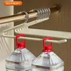 Perchas Gruesas para Pantalones con Forma de Ganso al por Mayor, para Uso Doméstico, Percha para Pantalones de Armario, Herramienta Organizadora, Sin Marcas, Antideslizante, Percha de Acero Inoxidable para Pantalones de Cuello Corto