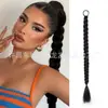Trenzas para Pelucas Europeas y Americanas, Cabello Largo, Trenzas, Coletas, Pelucas Largas de Fibra Química a la Moda, Trenzas, Coletas Altas