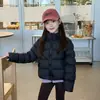 Chaqueta de Plumón Corta Aimo Beibei para Niños 90% Plumón de Pato Blanco Impermeable Estilo Coreano Dulce Cuello Alto Abrigo Cálido Engrosado