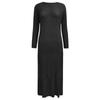 Primavera 2026 Nuevo Estilo Vestido Largo Elegante Plisado de Escamas de Pescado Cuello Redondo Manga Larga Vestido Plisado Vestido de Alta Gama para Mujer