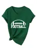 Amazon eBay Estação Independente Confortável Fashion Personalizada Feminina Futebol Rugby Gola V Manga Curta Camiseta Camada Base
