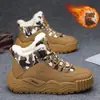 Botas de Neve Nordeste para Homens, Forradas com Lã Grossa de Inverno para Aquecimento, Sapatos Térmicos Masculinos para Temperaturas Abaixo de -40 Graus, Botas Impermeáveis para Exterior