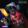 Adequado para danos de batalha até capa de celular luminosa de mecha Apple 16pro/Huawei/Xiaomi/Samsung/VIVO/OPPO