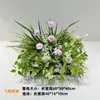 Caixa de flores externa arranjo de flores divisória de flores artificiais calha de flores dreno de chão flor layout de cena interna combinação de paisagismo com plantas verdes