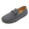 Primavera y Verano Nuevo Calzado de Hombre de Talla Grande de Venta Caliente Transfronteriza Casual Cuero Genuino Transpirable Perezoso para Conducir Zapatos Slip-On