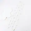 Colección Larga de Collares Superpuestos de Perlas Swarovski para Mujer, Estilo Lujo Ligero, Cadena Versátil para Suéter con un Toque de Alta Gama, Venta al por Mayor Otoño e Invierno