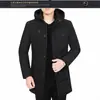 Abrigo Casual de Algodón Grueso y Oversize de Invierno para Hombres de Mediana Edad y Mayores, Chaqueta Cálida y Engrosada para Papá