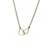 Colar de amor feminino com corrente de clavícula Ins não desbotado estilo Harajuku simples tudo combinando celebridade da Internet nicho de alta qualidade corrente de pescoço na moda