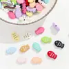 Contas Espaçadoras Coloridas de Liga Metálica com Desenhos e Furo Passante para DIY Pulseira de Celular Pingente Joias Acessórios de Vestuário Materiais Atacado