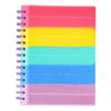 Caderno Espiral de Silicone Caderno com Pincel Fofo para Estudantes Conjunto para Alívio de Estresse Planejador Tipo A Caderno de Papelaria de Silicone para Escritório