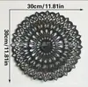 Redonda Elegante Madera Mandala Patrón Floral Decoración de Pared Pegatinas de Pared Vida en el Hogar Mayoreo
