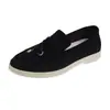 Zapatos Casuales Planos Slip-On de Moda Clásicos Nuevos de Nicho 2026, Cómodos y Versátiles con Suela Suave y Parte Superior Blanca Suave