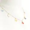 Cadena de Clavícula Retro Dopamina Mariposa Lujo Ligero Francés Personalizada de Fábrica Moda Temperamento Ins Dulce Versátil Collar