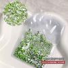 Abanico Rey con Fondo Transparente Diamantes Sueltos Ss4, Diamantes Redondos Transparentes Mixtos Deslumbrantes, Diamantes de Colores de Cristal para DIY, Diamantes Planos Ab Mixtos al por Mayor