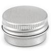 Caja Pequeña de Aluminio Roscada 32x18 Lata de Aluminio Directo de Fábrica Redonda Crema Regalo Joyería Polvo de Té Medicina Dulce