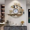 Reloj nórdico de moda para sala de estar, moderno, minimalista, decorativo para el hogar, reloj de pared rojo, creativo, para restaurante, venta al por mayor