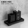 Juego de Lavabo para Baño Taza para Enjuague Bucal Familiar Taza para Cepillo de Dientes Patrón de Mármol para Pareja Suministros de Baño Simples de Lujo Ligero