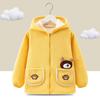 Bata Infantil Otoño e Invierno Forrada de Polar Ropa de Abrigo Tallas Mediana y Grande Chaqueta de Plumas Infantil Chaqueta Anti-Suciedad Ropa Protectora Ropa de Moda para Niños