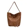 2026 Otoño/Invierno Nuevo Bolso Tote Estampado de Leopardo Retro Gran Capacidad Versátil para Viajes Cotidianos Bolso de Hombro Simple de Moda para Mujer