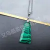 Pingente Trapezoidal Facetado de Cristal Natural Marca Wushi Ágata Jade Pedra Bruta Joias DIY Venda Quente Transfronteiriça Atacado Externo
