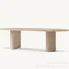 Rh Estilo Campestre Americano Madera Maciza Mesa Redonda de Comedor Silla de Comedor Restaurante Francés Mesa de Café Mesa de Comedor para el Hogar Mesa de Conferencias Diseñador