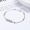 Pulsera de cobre de plata de ley 925 para mujer, verano 2022, nuevo diseño de nicho, pulsera con estilo sencillo, joyería de alta gama.
