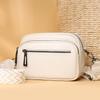 Bolso Pequeño Cuadrado Transfronterizo, Bolso de Hombro Cruzado de Cuero Genuino Estilo Nuevo, Bolso de Axila de Moda, Sencillo y Versátil, Bolso de Mujer de Piel de Vaca de Gran Capacidad